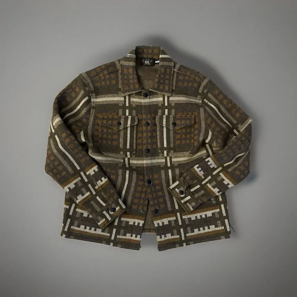 RRL Ralph Lauren Jacquard Overshirt 